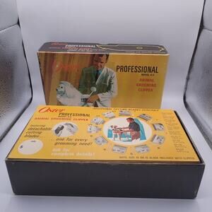 Vintage Oster Professional Model A5 Animal Grooming Clipper Set Original Box